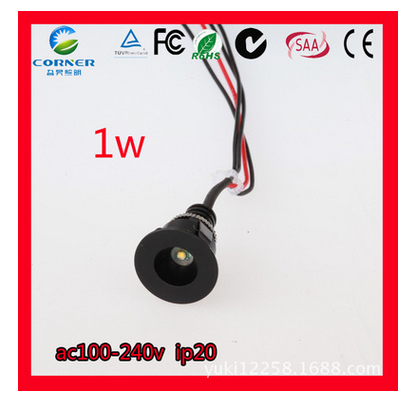LED ceiling light, American Kerui chip, CE ROHS certified, 1W LED downlight details Picture