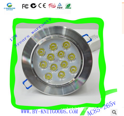 LED sky lantern high-power sky lantern down lamp ceiling spotlight 12W high-light sand silver sky lantern details Picture