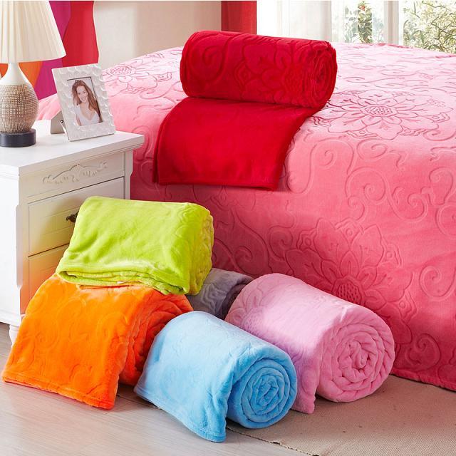 2016 Sales Of Plain Mink Wool Air Conditioning Blanket Fallai Wool Solid Color Blanket Specification drawing