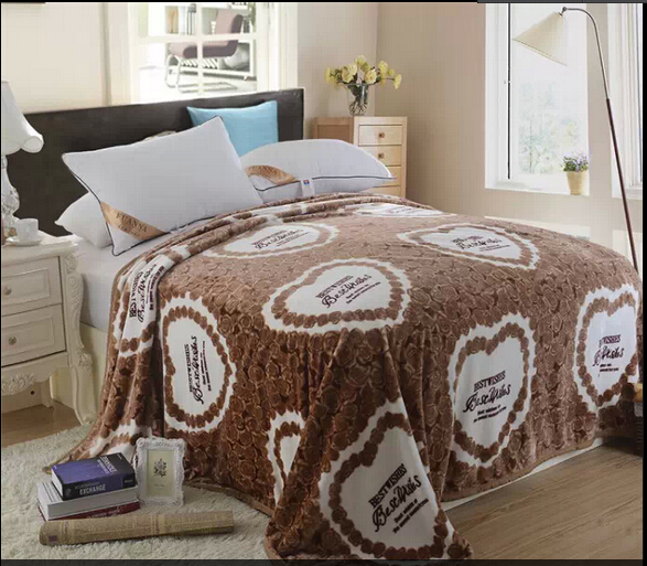 Manufacturers Direct Sales Spring And Autumn New Flannel Blanket Blanket Specification drawing