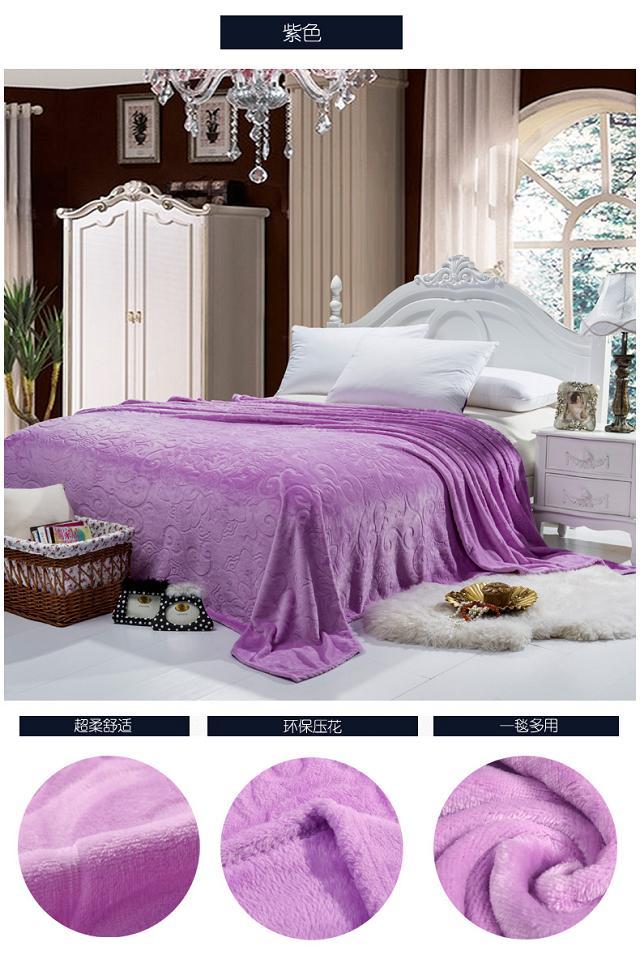 2016 Sales Of Plain Mink Wool Air Conditioning Blanket Fallai Wool Solid Color Blanket Application Scenario