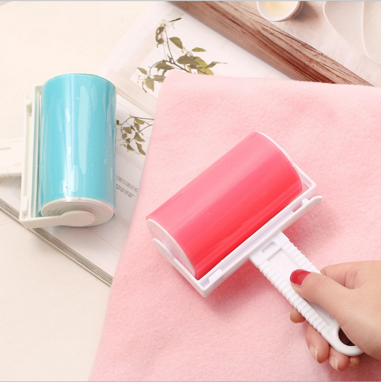 Wholesale medium washable adhesive clothes dust remover carpet and bed sheet wool suction adhesive drum 108g