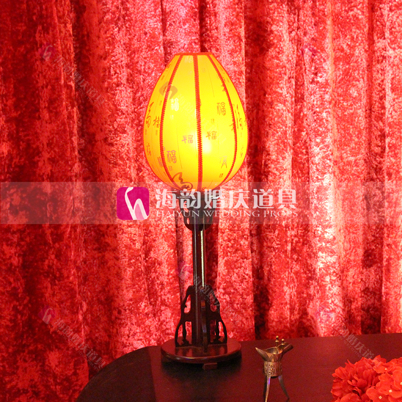 Haiyun wedding props, wedding supplies, wedding props, stage decorations, Chinese Han and Tang Chinese lanterns, table lamps Application Scenario