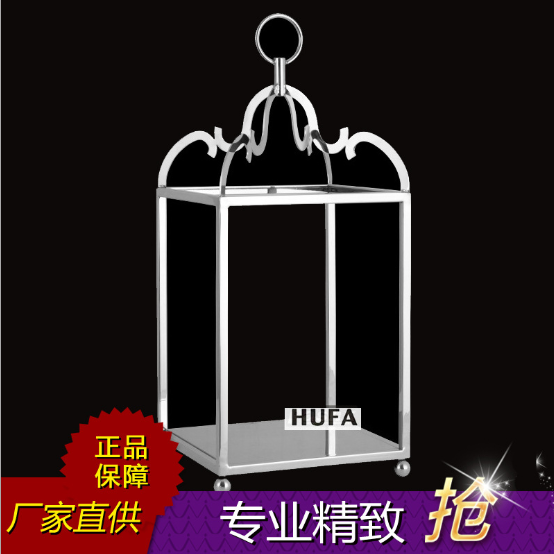 Hotel supplies: Square stainless steel pastry rack, cake and bread snack rack, pastry table