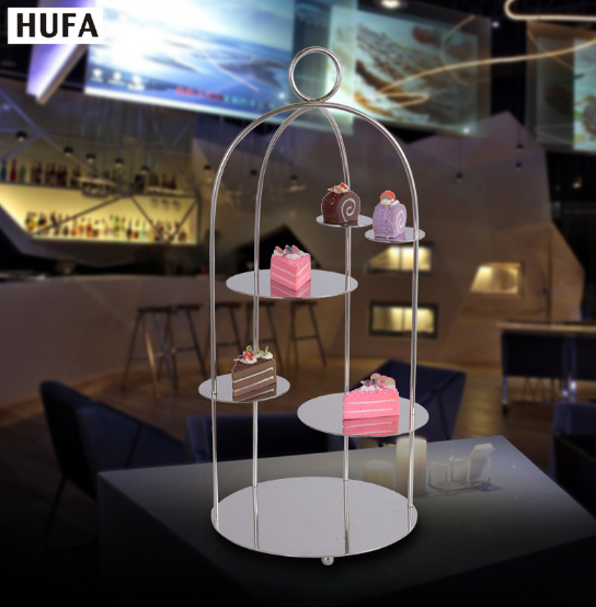 Hotel supplies: Western cuisine, coffee shop, birdcage, pastry rack, cake, dessert, sushi rack, display rack Specification image