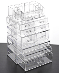 Qiaofeng multi-layer drawer type cosmetics and jewelry dresser storage box SF-2193.