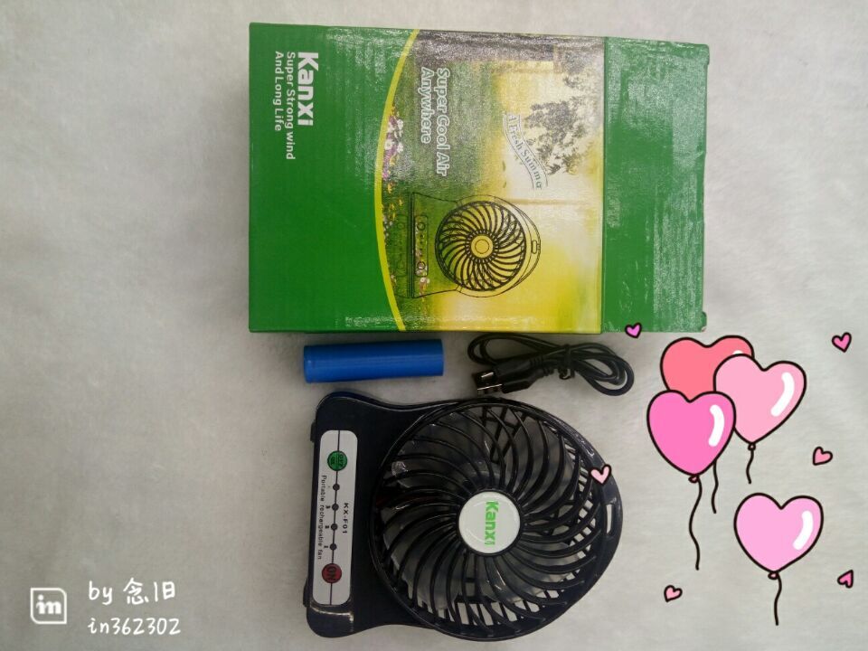 迷你风扇充电风扇便携式usb小风扇学生宿舍手持锂电池小型电扇细节图