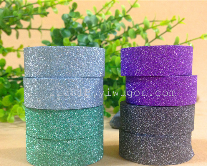 Oro chalote powder tape cinta de rasgar a mano cinta de bricolaje Application Scenario