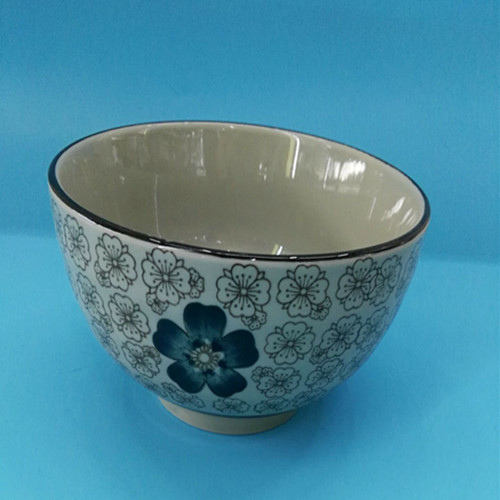 Japanese Zefeng Ceramic 7-Inch Noodle Bowl Household Noodle Bowl Soup Bowl Large Dish Bowl Noodles Bowl Specification drawing