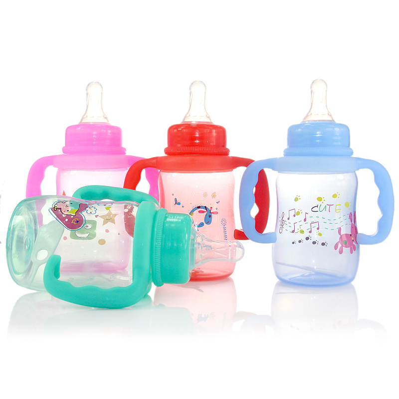 Apple Bear Foreign Trade Baby Bottle Manufacturers Oem Customized Processing Pp Baby Bottle Oem Wholesale