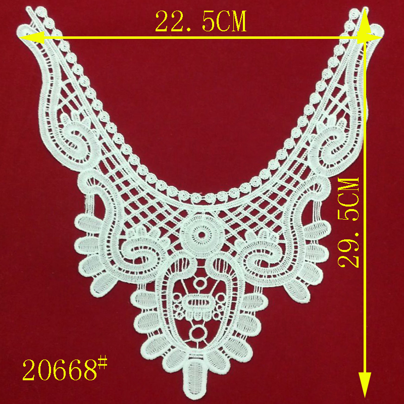 Corsages, collar flowers, water-soluble embroidered lace, milk silk lace, clothing accessories