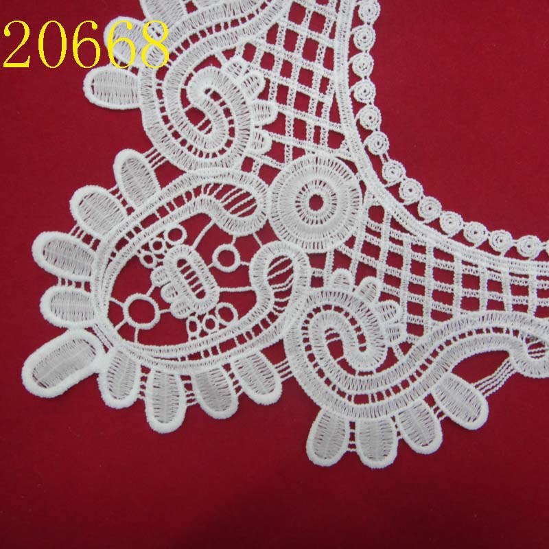 Corsages, collar flowers, water-soluble embroidered lace, milk silk lace, clothing accessories Specification image