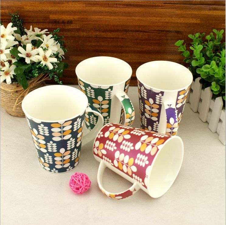 Customized advertising and promotional gift cups for foreign trade ceramic mugs and horn cups Specification image
