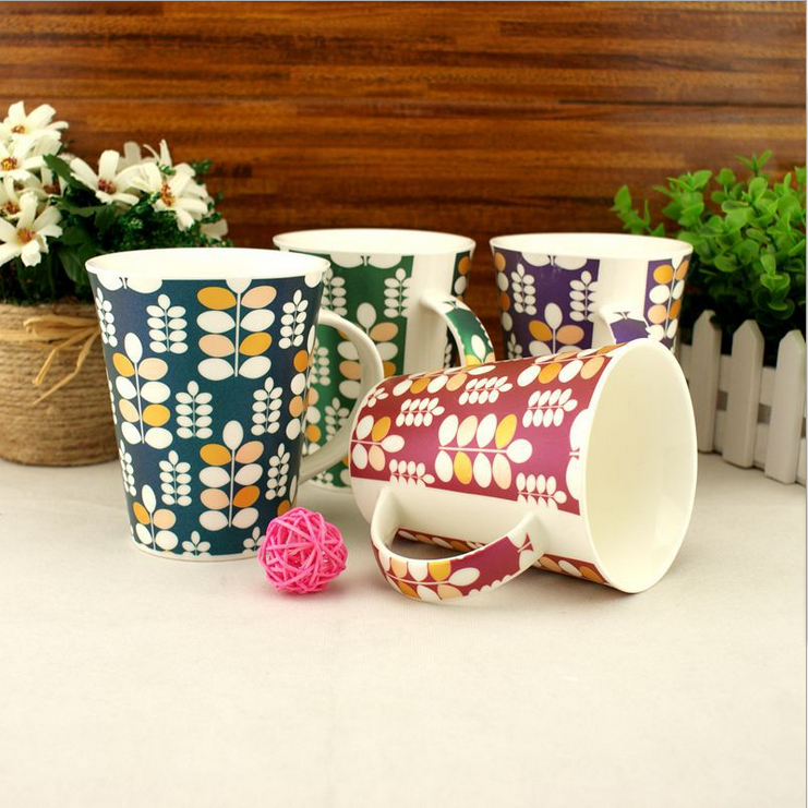 Customized advertising and promotional gift cups for foreign trade ceramic mugs and horn cups