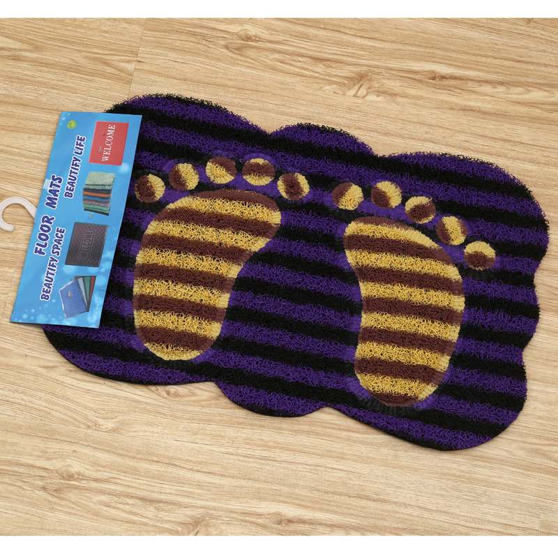 新款条纹拼花地垫 防滑垫 大方时尚