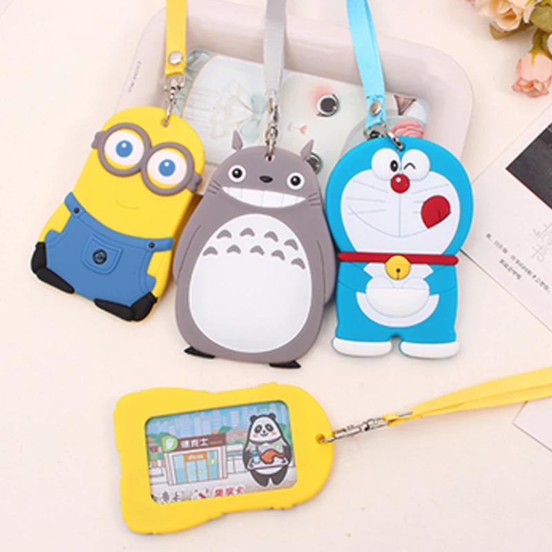 Pvc Trademark Can Be Environmentally Friendly Leather Label Plastic Label Cartoon White Protective Cover Bus Card Cover Work Card Rice Card details Picture