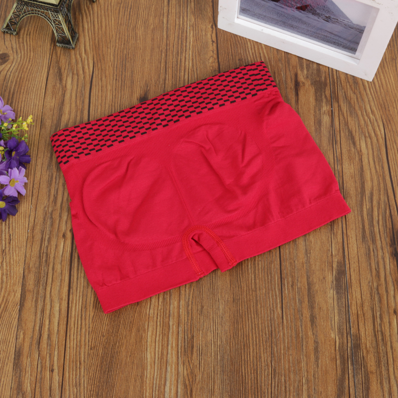 Filvos Boys Waist Solid Color Boxers Comfortable Boxers Breathable Underpants Specification drawing