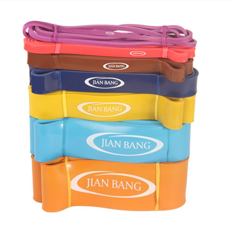 加工健身乳胶拉力圈 训练阻力带扁皮筋拉力带 弹力带 拉筋带