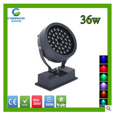 Led high-power projection lamp 36W courtyard background wall projection lamp outdoor signboard waterproof 36W