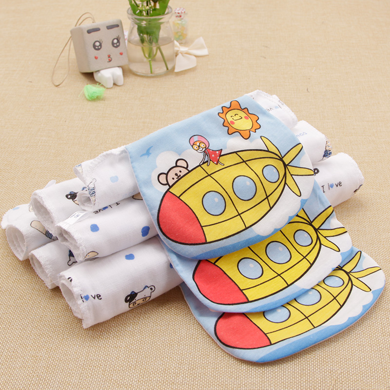 Tong Yin Sweat Absorbent Towel Pure Cotton Children's Pad Baby Sweat Absorbent Towel Full Cotton Gauze Kindergarten 4-6 Years Old details Picture