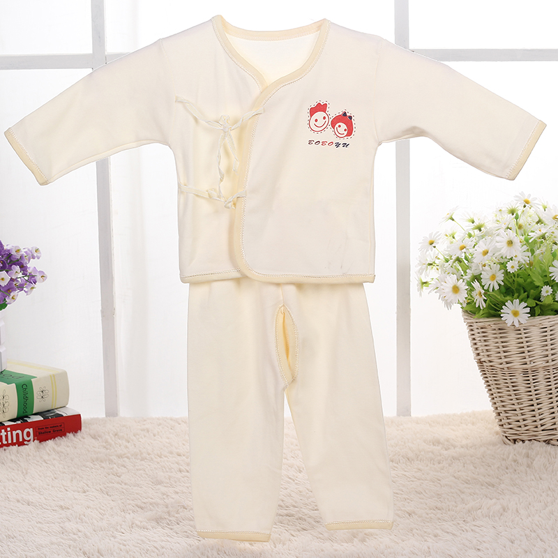 桐音新生儿衣服0-3月纯棉初生婴儿内衣套装婴幼儿和尚服春秋款细节图