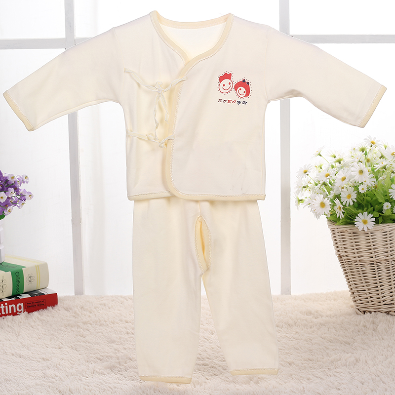 Tong Yin Newborn Clothes 0-3 Months Pure Cotton Newborn Baby Underwear Set Infant Monk Clothing Spring And Autumn Specification drawing