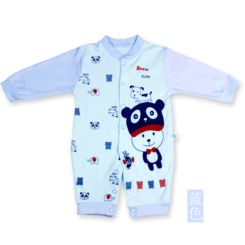 Baby Onesie Spring And Summer Cotton 0-3-6 Months Male And Female Tong Tone Climbing Clothes Newborn Clothes Ha Clothes Application Scenario