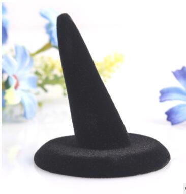 奇美装单个黑色绒面尖指戒指架 戒指展示架 饰品展示架批发产品图