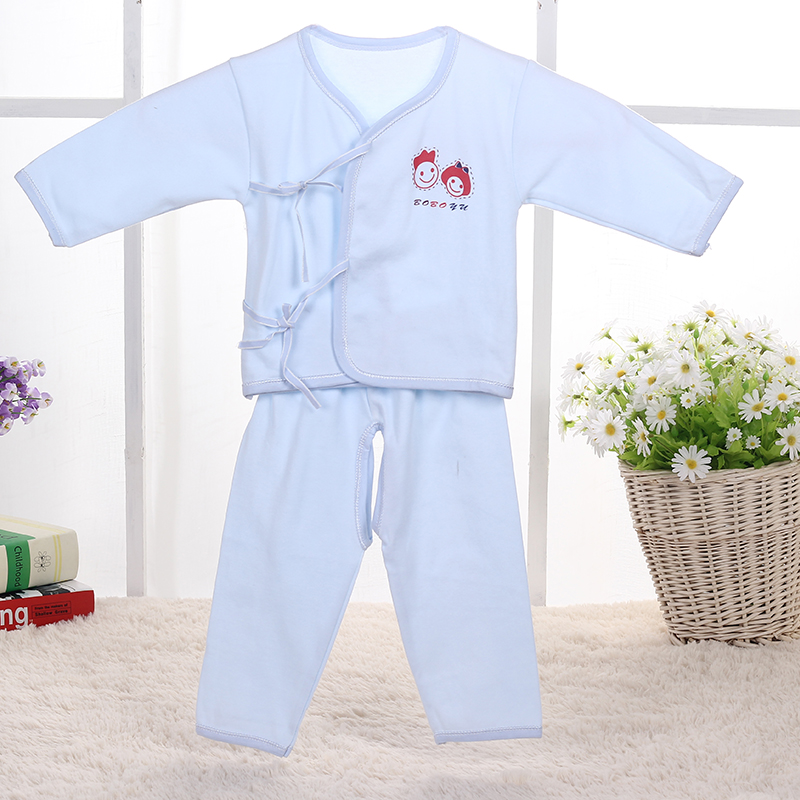 Tong Yin Newborn Clothes 0-3 Months Pure Cotton Newborn Baby Underwear Set Infant Monk Clothing Spring And Autumn details Picture
