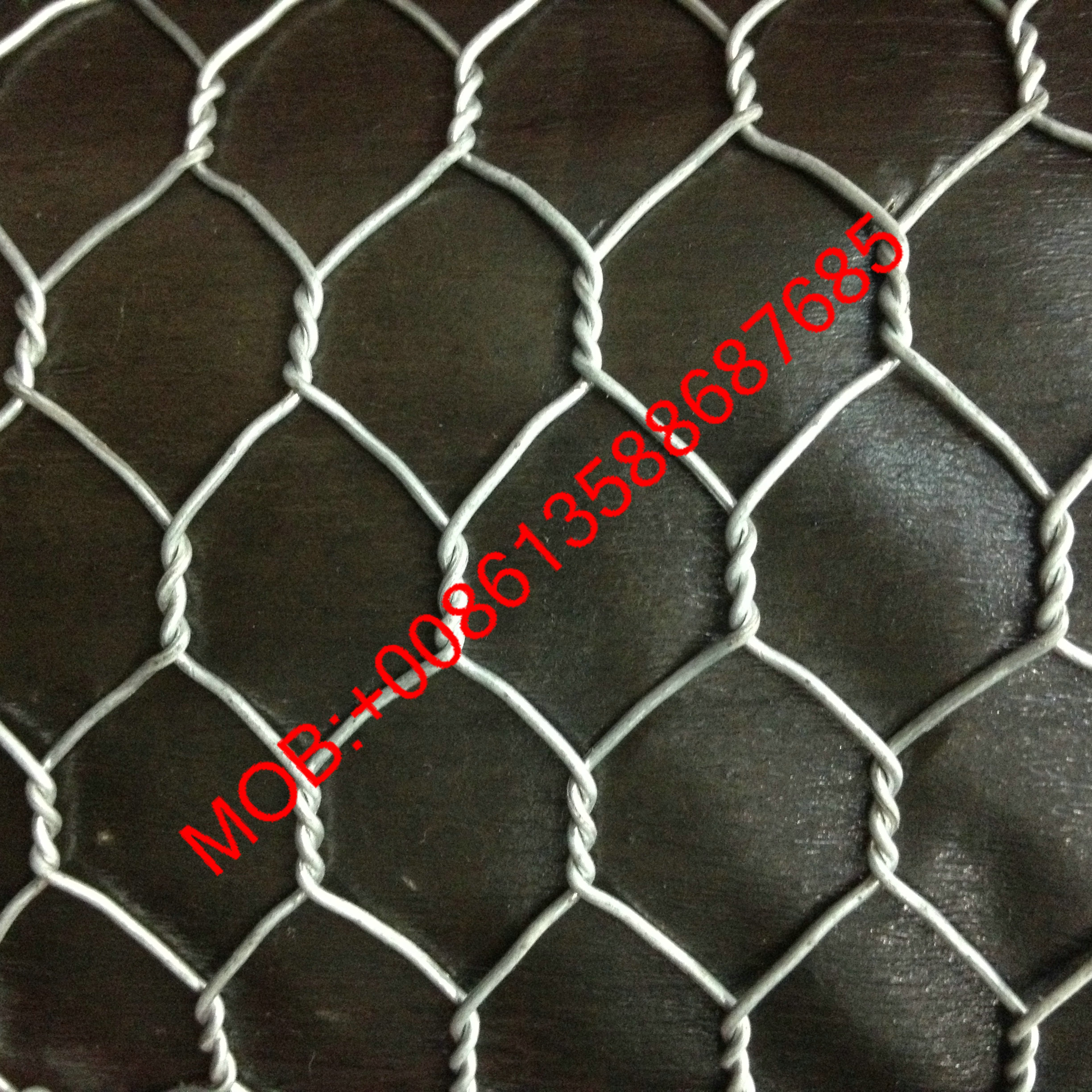 Hexagonal wire mesh details Picture