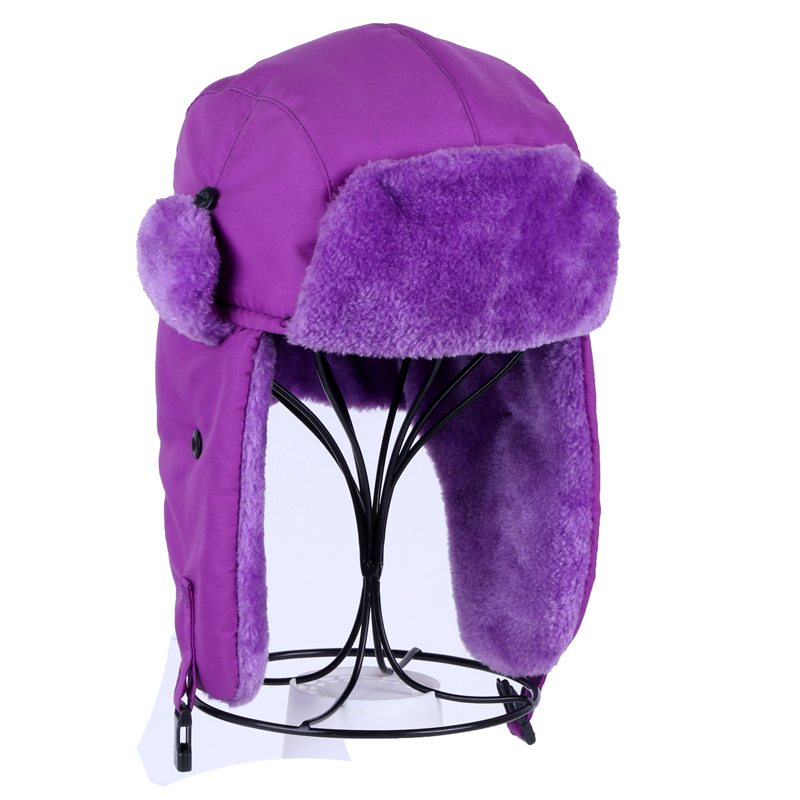 A fashionable and warm fluorescent Lei Feng hat suitable for both men and women in winter Specification drawing
