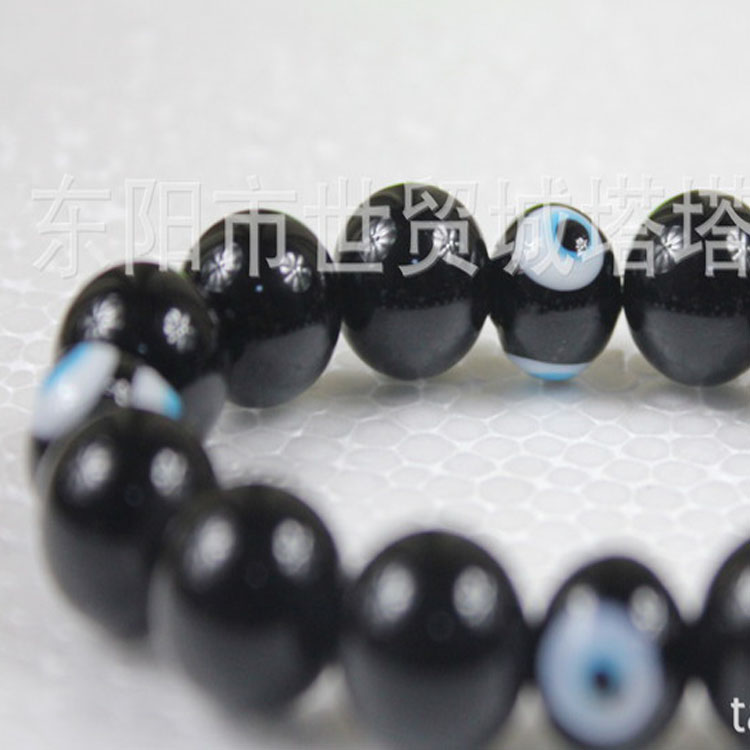 2016纯手工编织猫眼手链缓解疲劳细节图