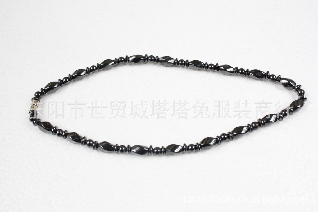 2016保健项链缓解疲劳磁疗手链黑胆石产品图