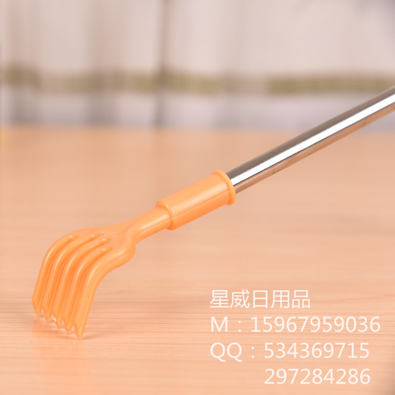 塑料不求人痒痒挠抓痒器抓背不锈钢挠痒扒按摩器老头乐挠背一元店细节图