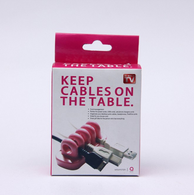 Direct sales and wholesale of TV pvc data cable clips, desktop data cable and wire organization and fixation clips details Picture
