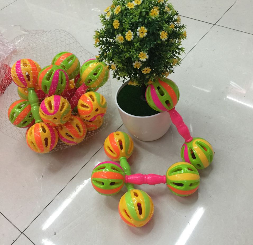 Double-headed rattle