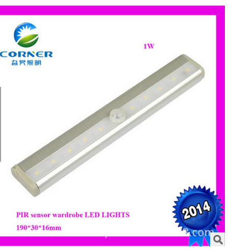LED night light Battery sensor cabinet lamp drawer lamp mirror headlight body sensor lamp