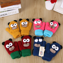 Korean version of baby boys and girls baby plush gloves