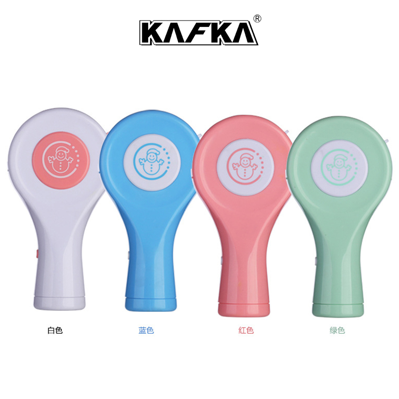 义乌好货 usb雪人掌上空调 笑脸充电风扇 雪花涡轮香味风扇