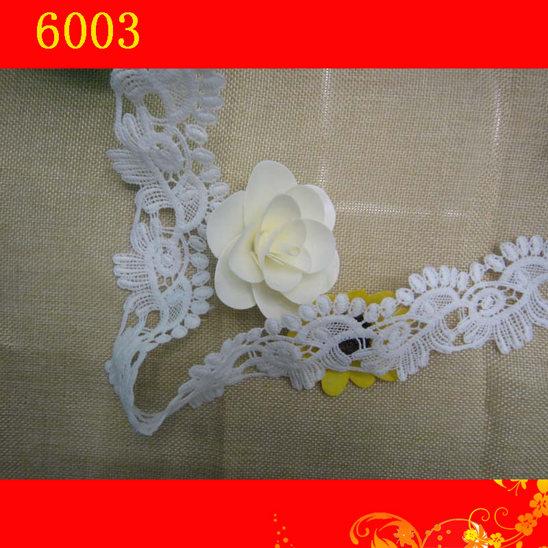 Lace polyester barcode lace clothing accessories embroidery water-soluble