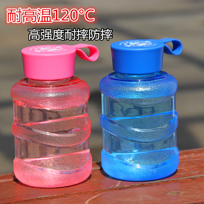 水桶杯韩国迷你饮水机杯子夏季学生带盖塑料创意水杯便携随手杯