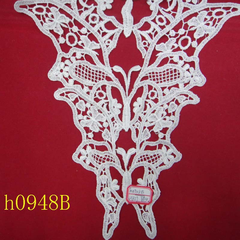 Lace, collar flowers, corsage accessories, water-soluble embroidery Application Scenario
