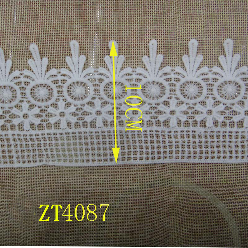 Factory direct sales of new milk silk lace clothing accessories with embroidered lace details Picture