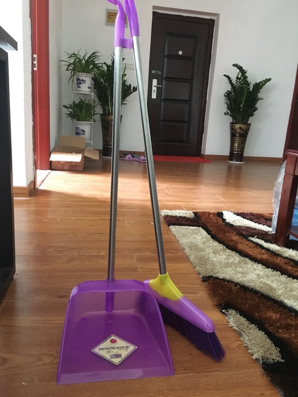 不锈钢杆塑料簸箕 垃圾铲撮簸单铲垃圾斗