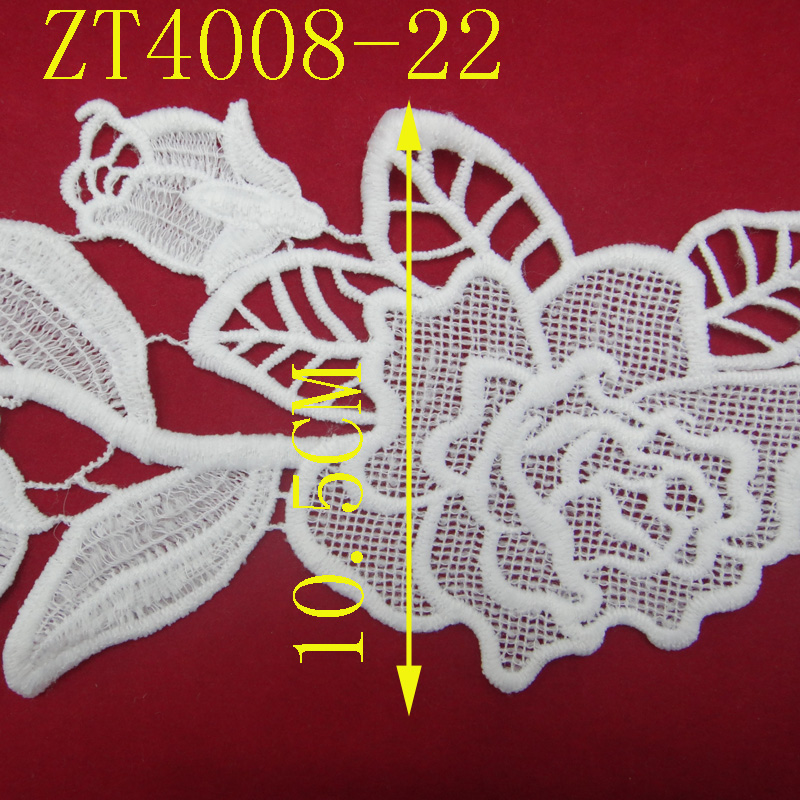 Clothing accessories, lace, lace barcode, milk thread, water-soluble embroidery Application Scenario