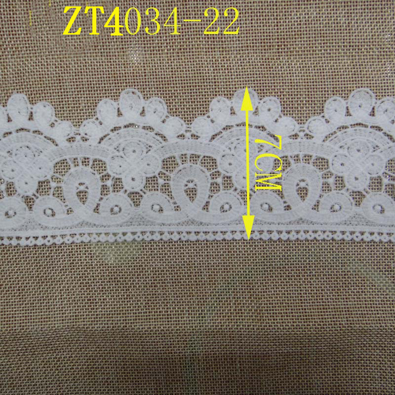 Lace, barcode, clothing accessories, lace, milk silk, water-soluble Application Scenario