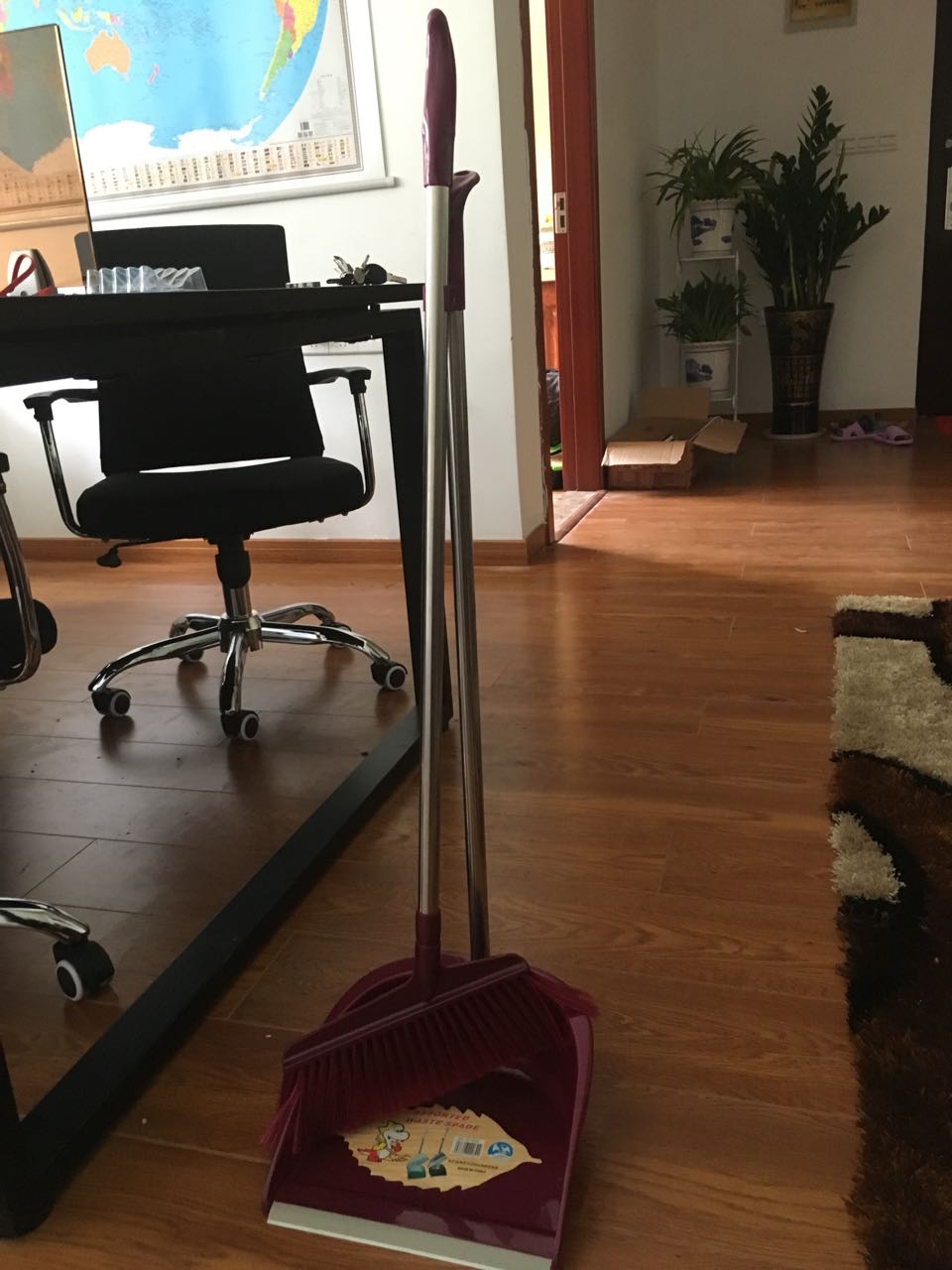 扫把簸箕套装组合不锈钢扫地畚箕笤帚扫帚清扫软毛