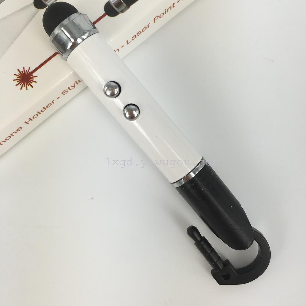 手机支架触摸笔 五合一功能 红激光 验钞灯 LED灯产品图