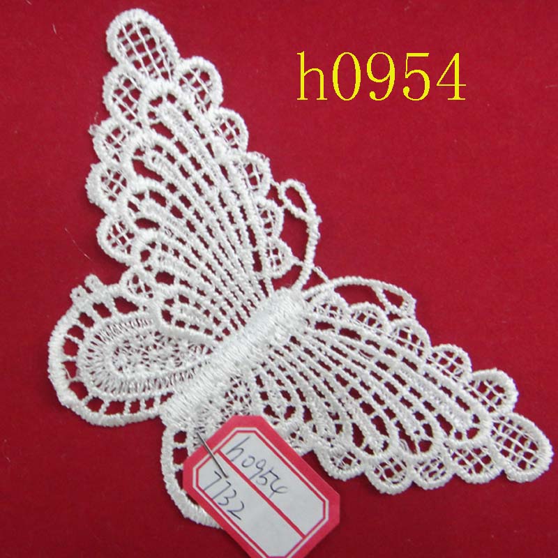 Factory direct sales of water-soluble embroidery lace for lace clothing accessories Specification image