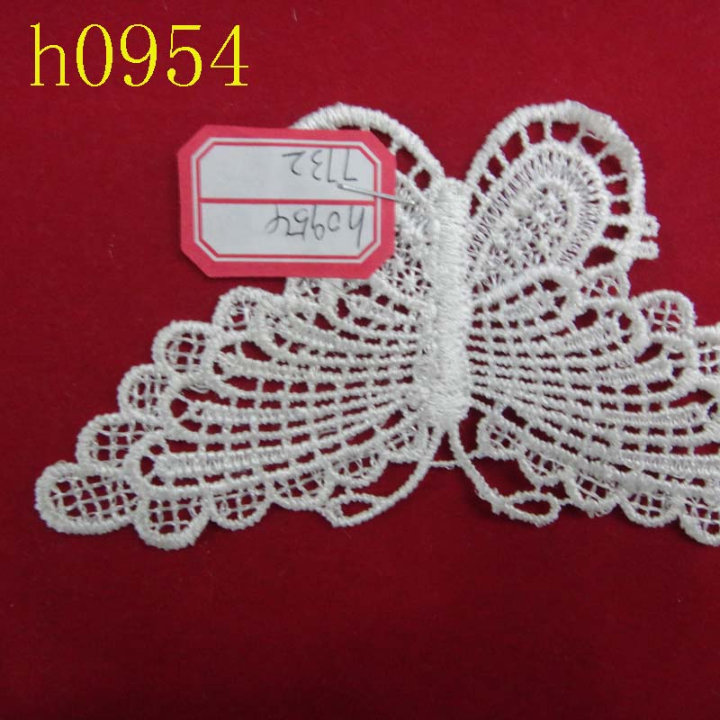 Factory direct sales of water-soluble embroidery lace for lace clothing accessories details Picture